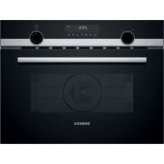 Siemens CM585AGS0B, Built-in microwave oven with hot air