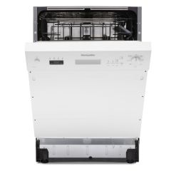 Montpellier MDI655W Full Size 60cm Semi Integrated Dishwasher in White