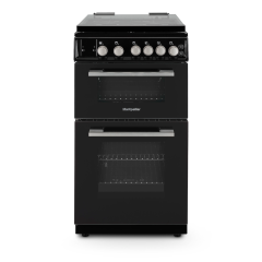 Montpellier MDOG50LK 50cm Double Gas Cooker in Black