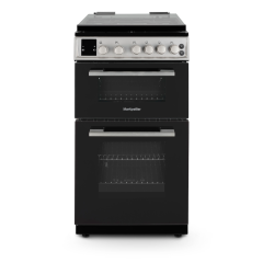 Montpellier MDOG50LS 50cm Double Gas Cooker in Silver
