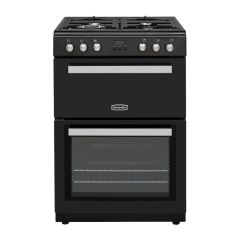 Montpellier MMRDF60FK 60cm Dual Fuel Mini Range Cooker in Black
