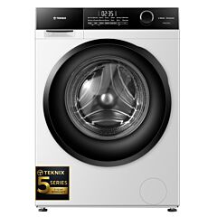 Teknix TK5W1214HW 5 Series Freestanding 12kg 1400rpm Washing Machine with Steam - White - A Rated