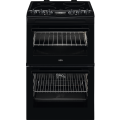 AEG CCX1530ACB Ceramic Electric Cooker with Double Oven