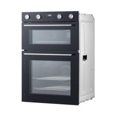 Midea MBOD70M30D0-BK - Black Built-In Double Oven - 72L/38L - AA Rated