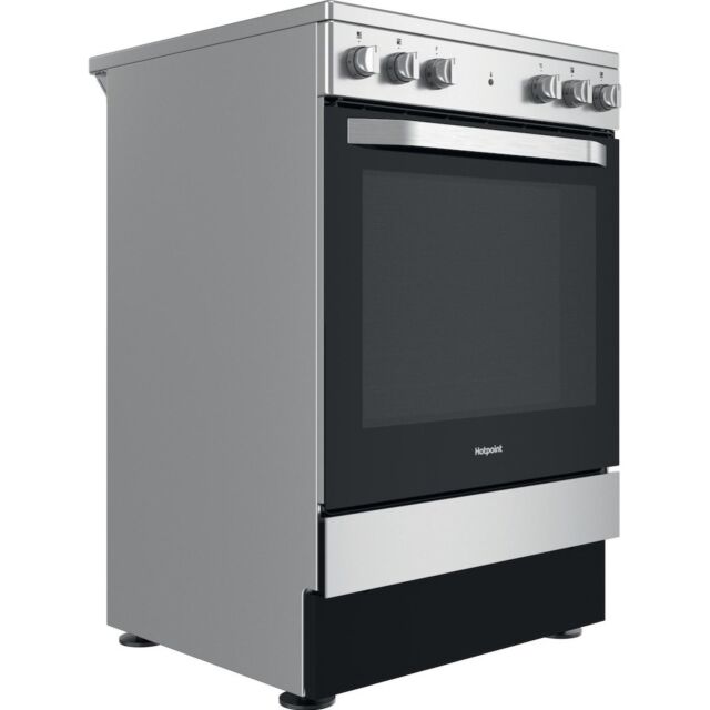 Hotpoint HS67V5KHX Freestanding Electric Cooker - Inox