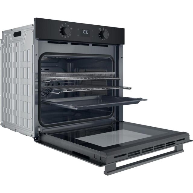 Hotpoint HO458CFBUK Built-In Single Oven - Black
