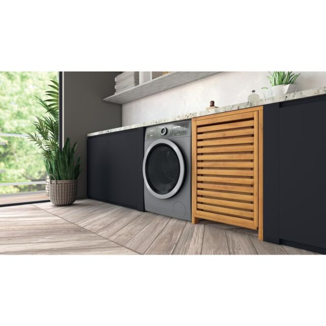 Hotpoint H8 99ADS GPOWER UK GentlePower 9kg 1400rpm Washing Machine - Silver