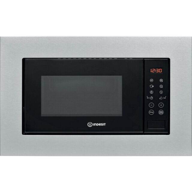 Indesit MWI120GX Built-In Microwave - Stainless Steel