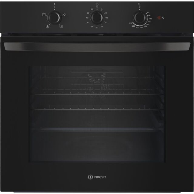 Indesit IO 233 B UK Built-In Single Oven - Black