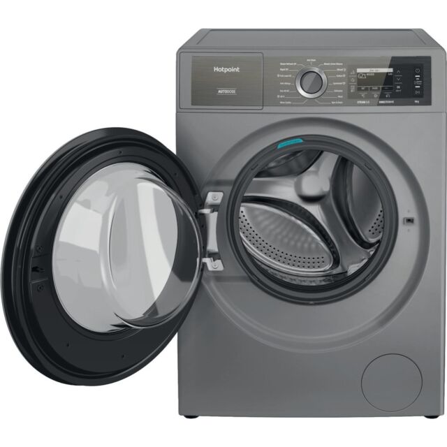 Hotpoint H8 99ADS GPOWER UK GentlePower 9kg 1400rpm Washing Machine - Silver