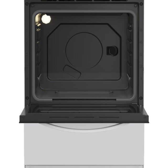 Indesit I5E3KMW Freestanding 50cm Electric Single Cooker - White