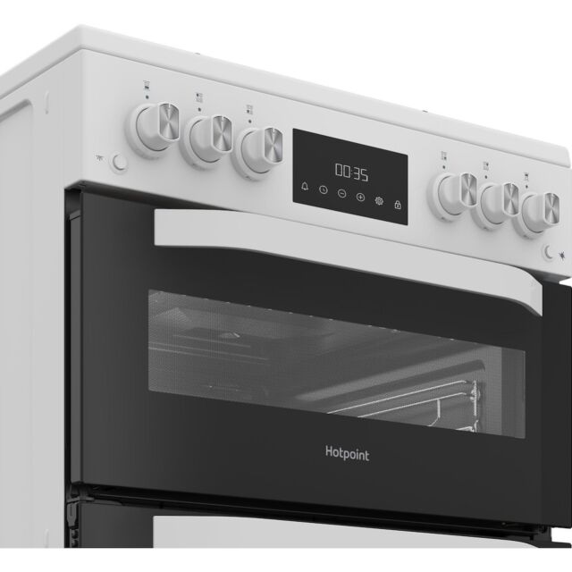 Hotpoint HTG6GDCW 60cm Gas Cooker - White