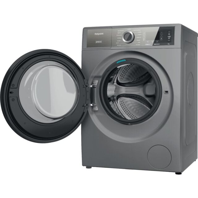 Hotpoint H8 99ADS GPOWER UK GentlePower 9kg 1400rpm Washing Machine - Silver