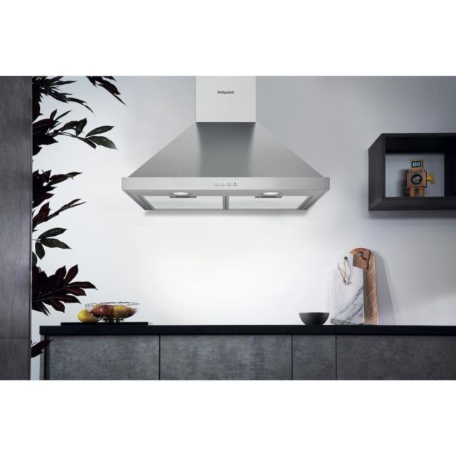 Hotpoint PHPN6.5 FLMX/1 Cooker Hood - Stainless Steel