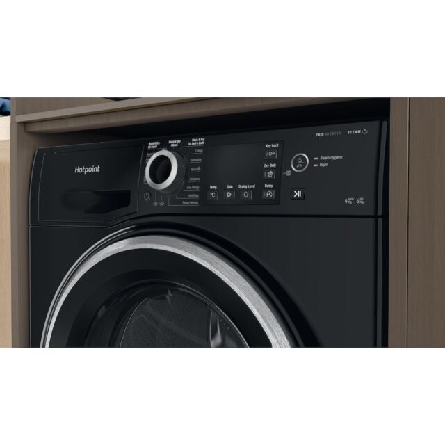 Hotpoint Anti-Stain NDB 9635 BS UK 9+6kg Washer Dryer