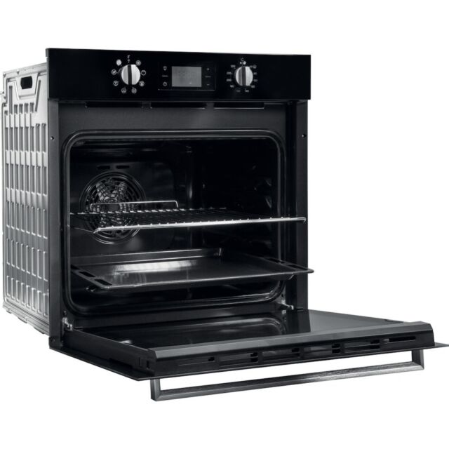 Indesit IFW 6340 BL UK Electric Single Built-In Oven - Black