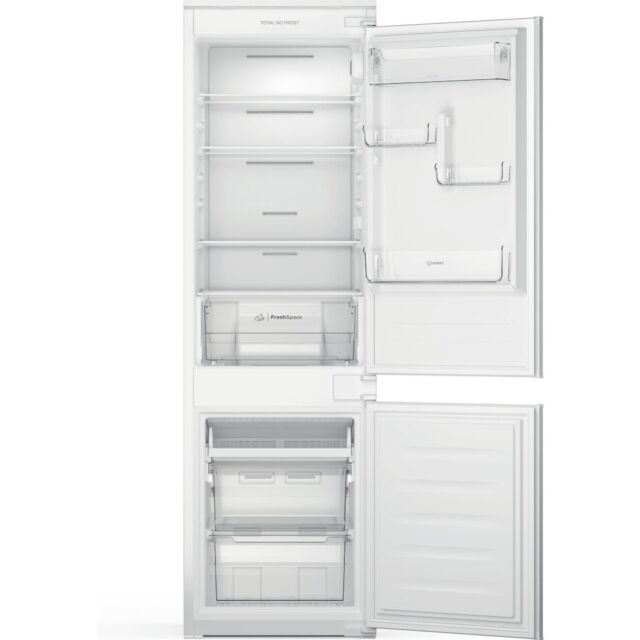 Indesit INC18T312UK Total No Frost Integrated Fridge Freezer - White