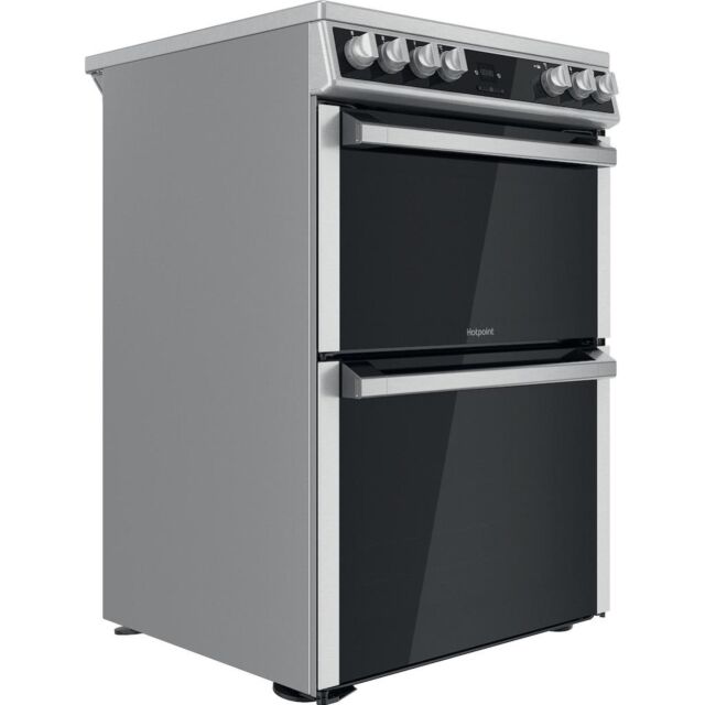 Hotpoint HDT67V9H2CX/UK Double 60cm Electric Cooker - Inox