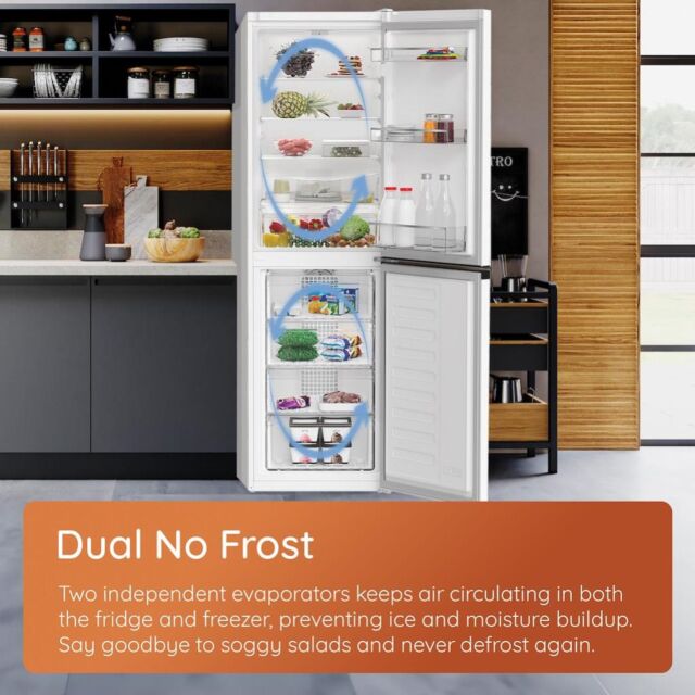 Hotpoint HPKF5351XP4UK Dual No Frost American Fridge Freezer with VitalCare