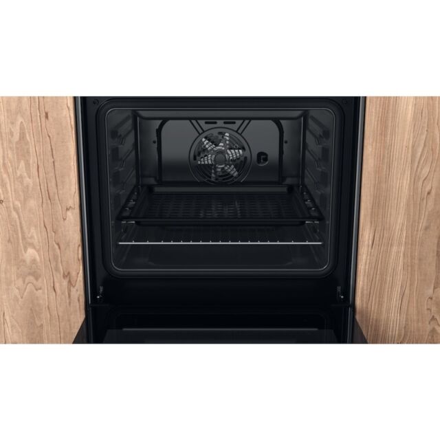 Hotpoint HS67V5KHX Freestanding Electric Cooker - Inox
