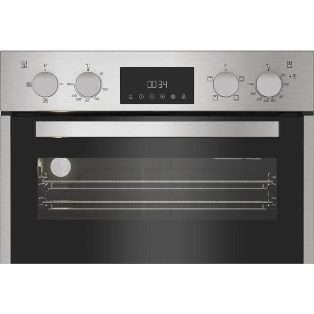 Hotpoint DIH 10D IX Built-In Electric Double Oven - Stainless Steel