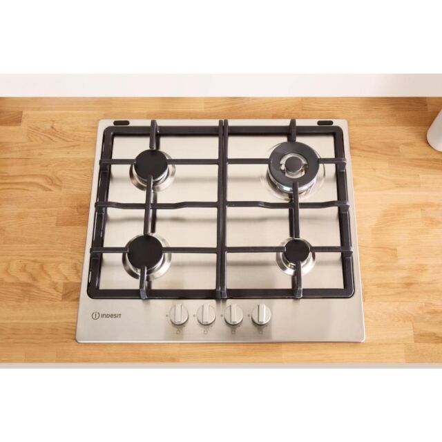 Indesit THP641WIXI Gas Hob - Inox