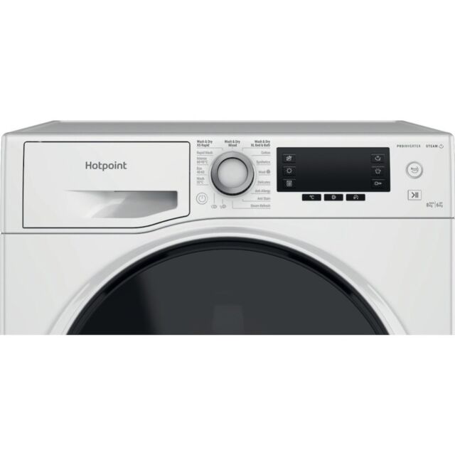 Hotpoint NDD86448WDAUK ActiveCare 8+6kg Freestanding Washer Dryer - White