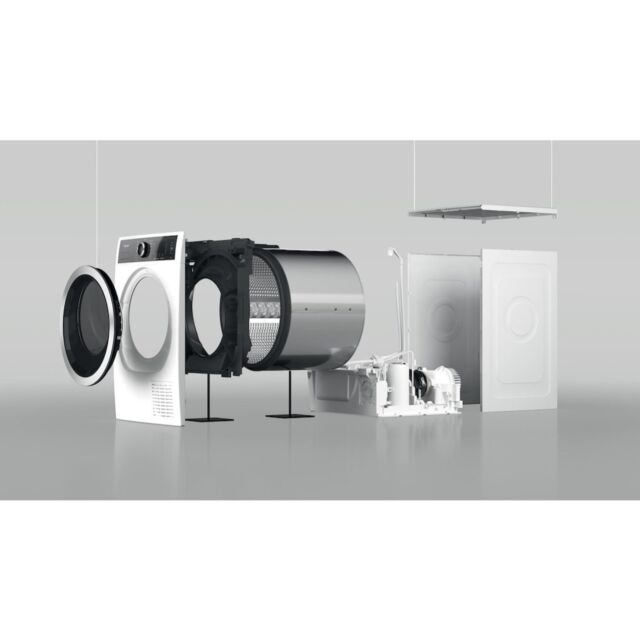 Hotpoint H8 D94WB UK Freestanding 9kg Heat Pump Tumble Dryer - White
