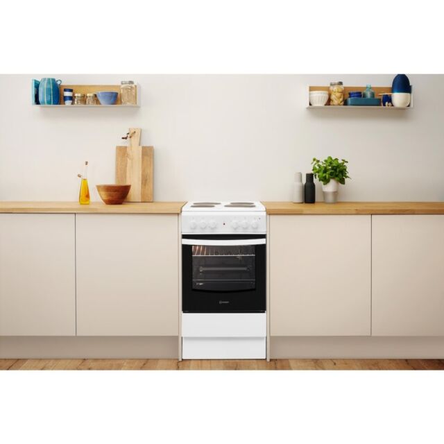 Indesit IS5E4KHW/UK Cooker - White