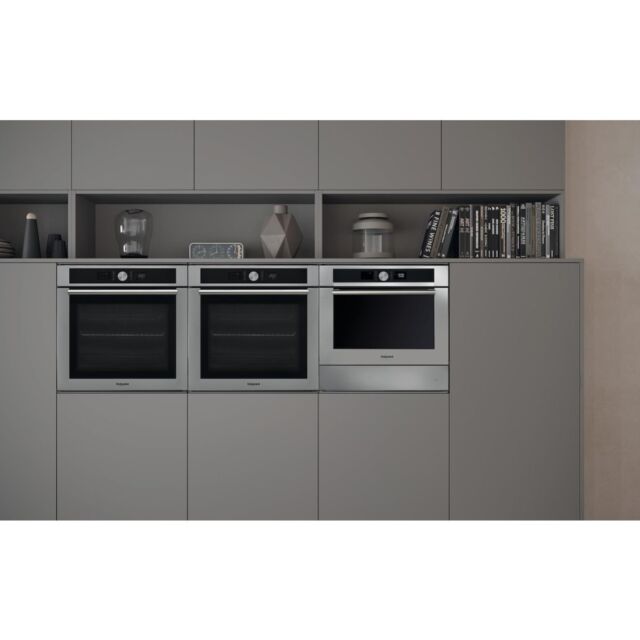 Hotpoint MD 454 IX H Built-In Microwave - Stainless Steel