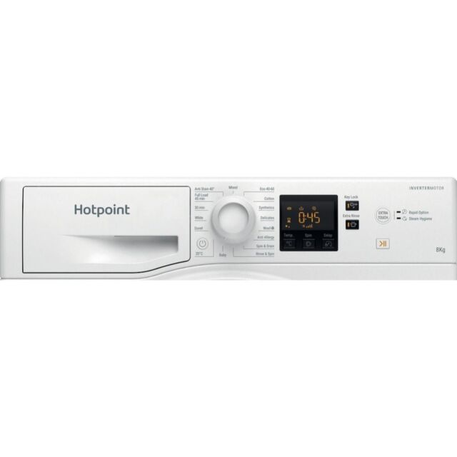 Hotpoint NSWF 846 W UK Anti-Stain 8kg 1400rpm Washing Machine - White