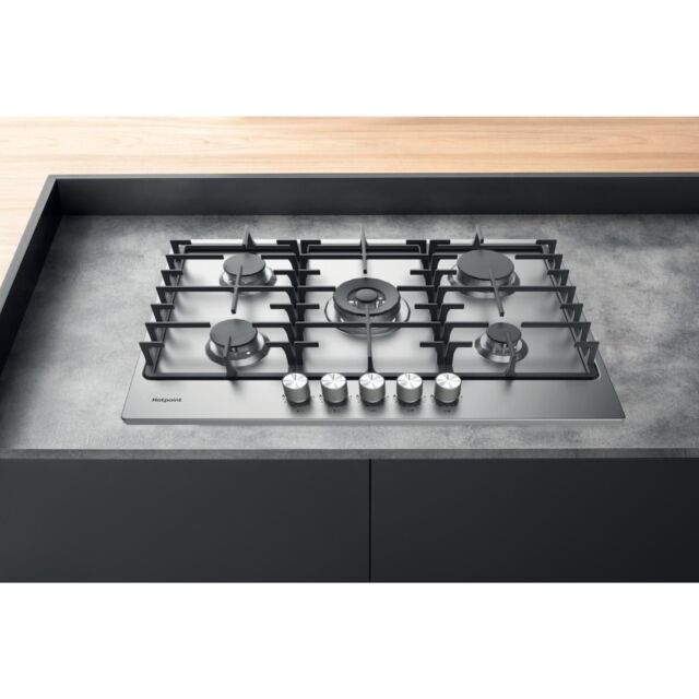 Hotpoint PPH 75G DF IX UK Hob - Silver