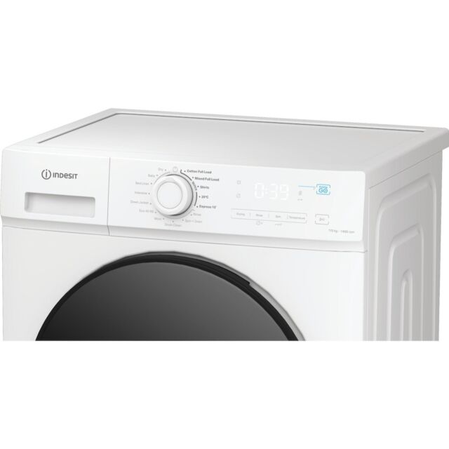 Indesit MyTime IDMA 75624 MY TIME UK Washer Dryer with Steam - White - A/D Energy Rating