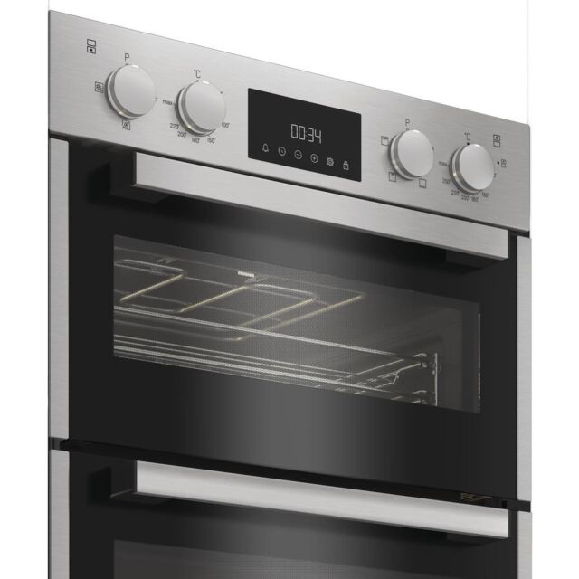 Hotpoint DIH 10D IX Built-In Electric Double Oven - Stainless Steel