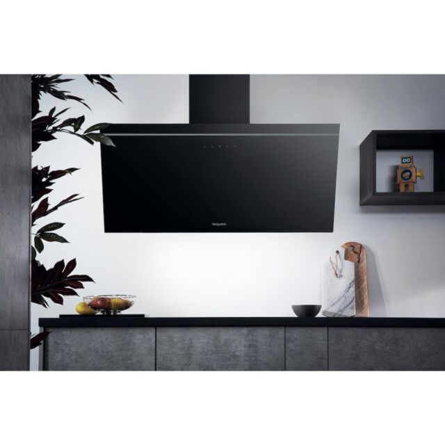 Hotpoint PHVP 62F LT K Cooker Hood - Black
