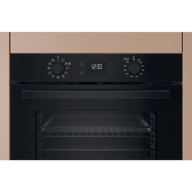 Hotpoint HO458CFBUK Built-In Single Oven - Black