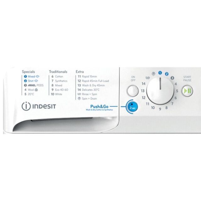 Indesit BDE 96436 WV UK Freestanding 9+6kg Washer Dryer - White