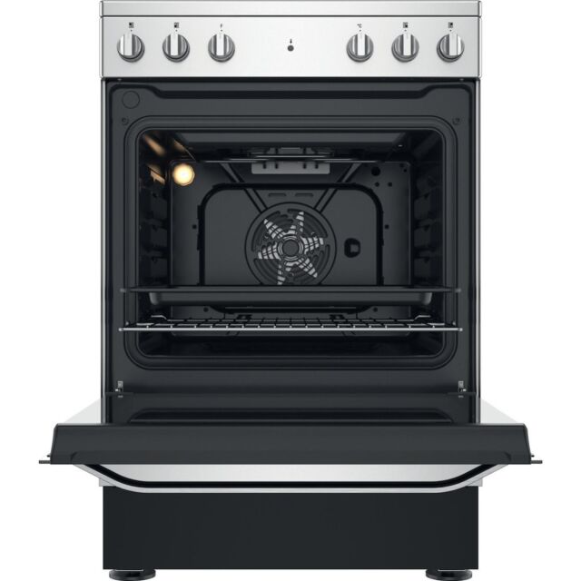 Hotpoint HS67V5KHX Freestanding Electric Cooker - Inox