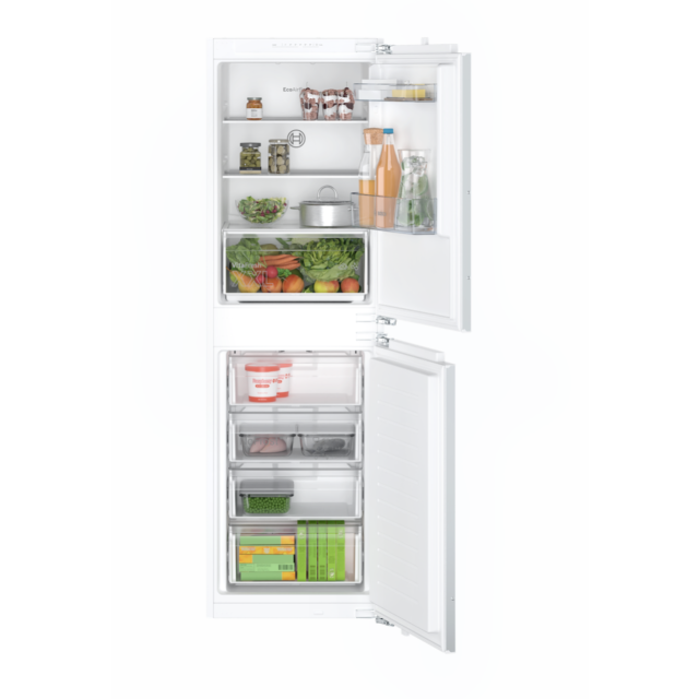 Bosch KIN85NFE0G, Built-in fridge-freezer with freezer at bottom