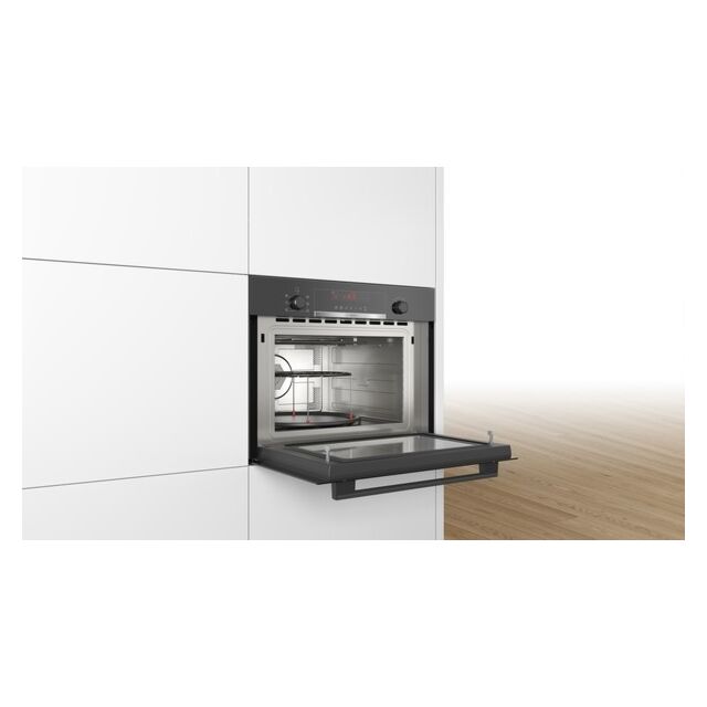 Bosch CMA583MB0B, Built-in microwave oven with hot air