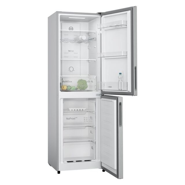 Bosch KGN27NLEAG, Free-standing fridge-freezer with freezer at bottom