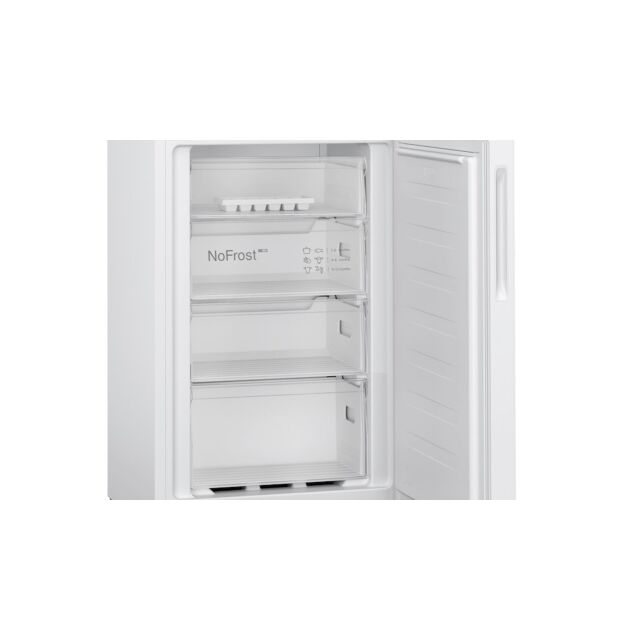 Bosch KGN27NWEAG, Free-standing fridge-freezer with freezer at bottom