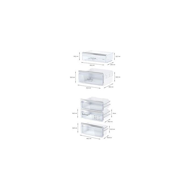 Neff KI7962FD0, Built-in fridge-freezer with freezer at bottom