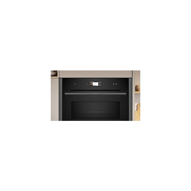 Neff C24MS71G0B, Built-in compact oven with microwave function