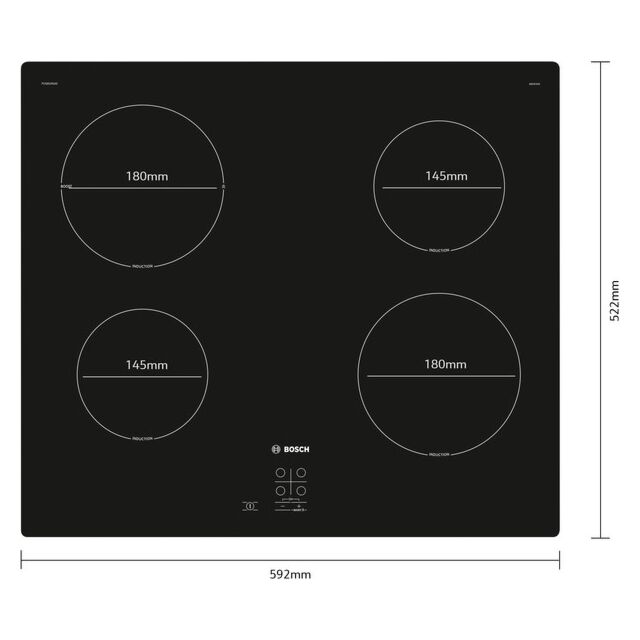 Bosch PUG61RAA5B, Induction hob
