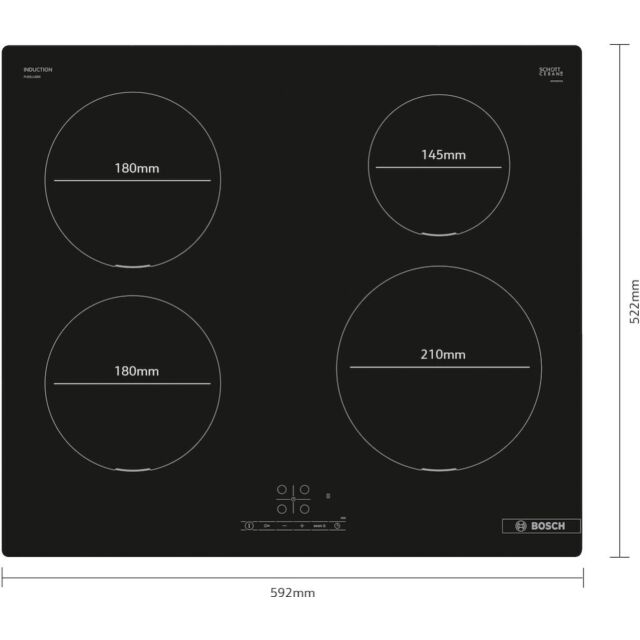 Bosch PUE611BB5B, Induction hob