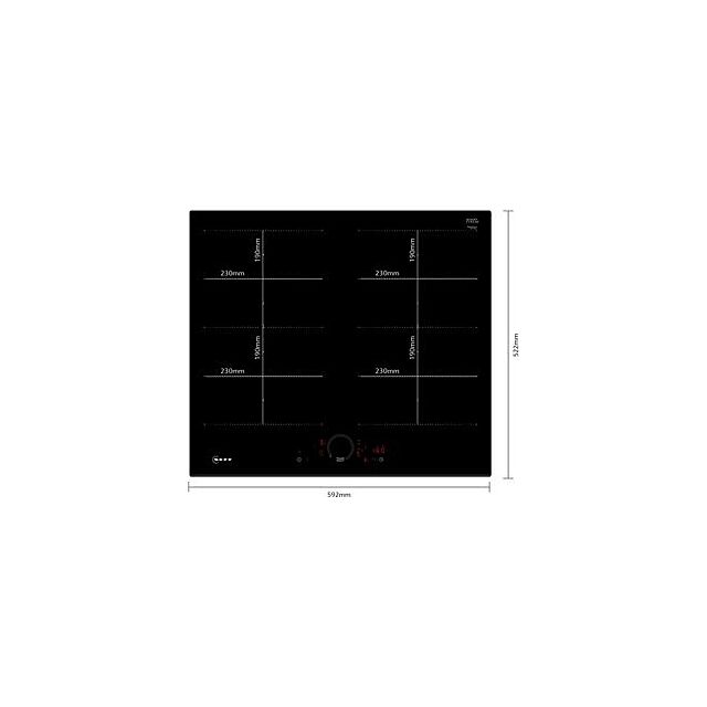 Neff T66FHX4L0, Induction hob