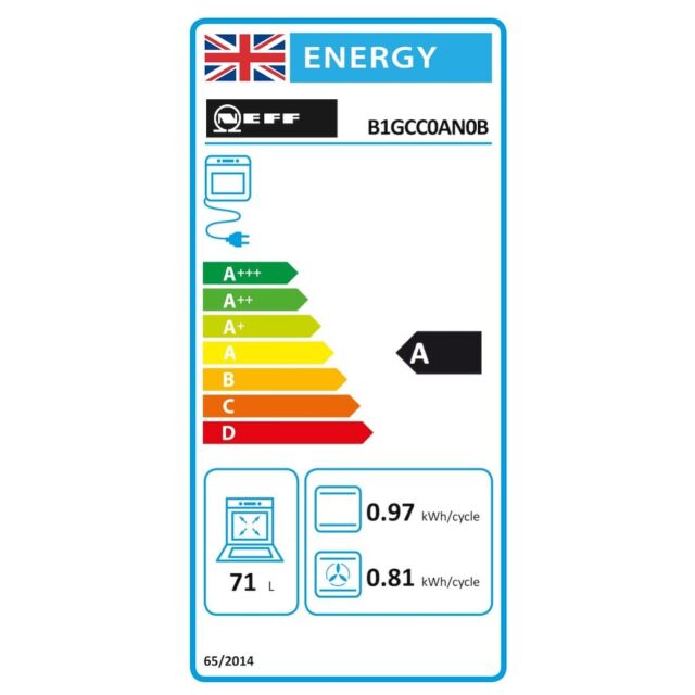 Neff B1GCC0AN0B, Built-in oven