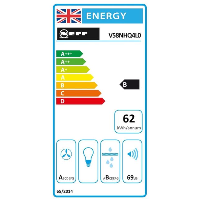 Neff V58NHQ4L0, Induction hob with integrated ventilation system