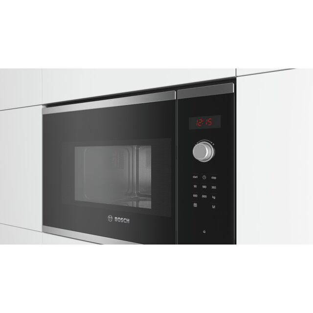 Bosch BFL523MS0B, Built-in microwave oven